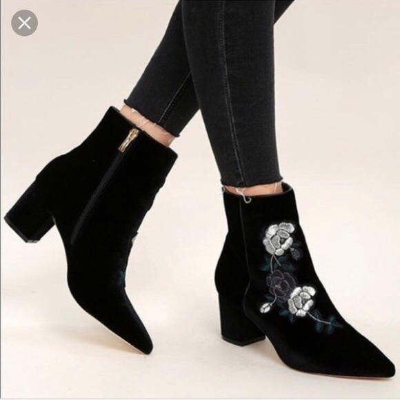 Steven Women Brooker Floral Ankle Boot Shoes Steven Women Brooker Floral Ankle Boot Shoes
